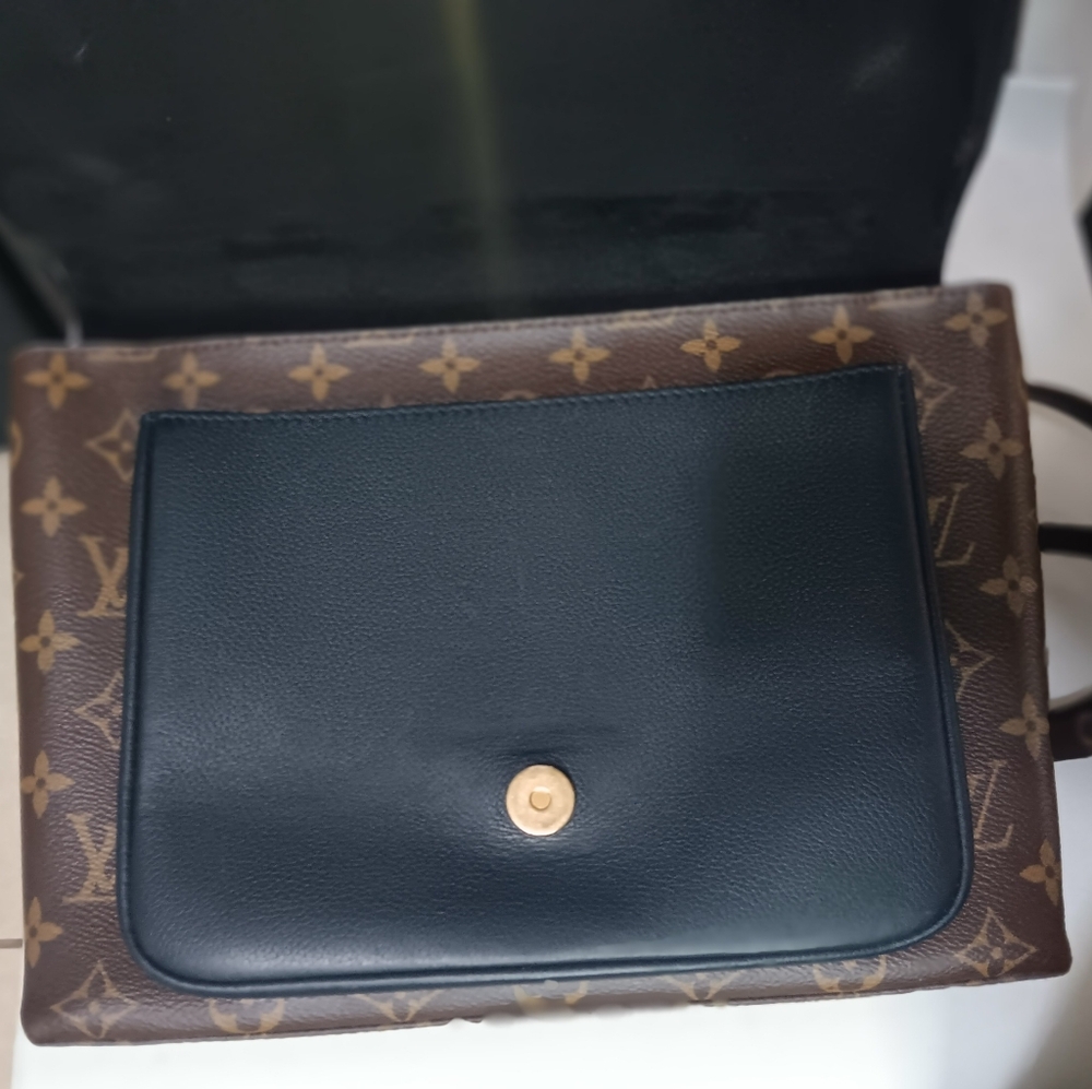 Louis Vuitton Marignan Monogram Canvas Grained Leather Bag ✨ PRISTINE CONDITION - Picture 15 of 17
